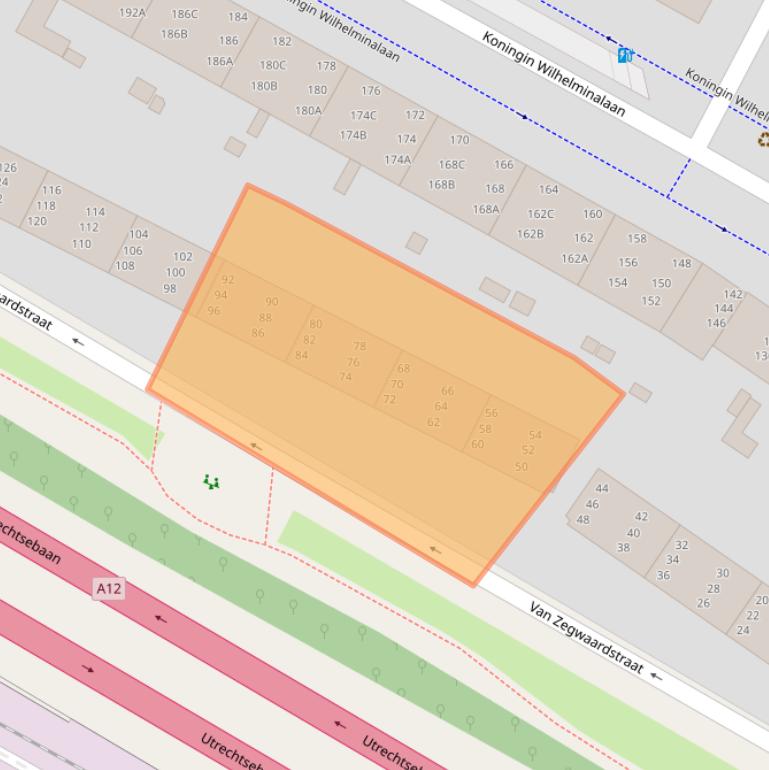 Kaart van postcodegebied 2274VJ.