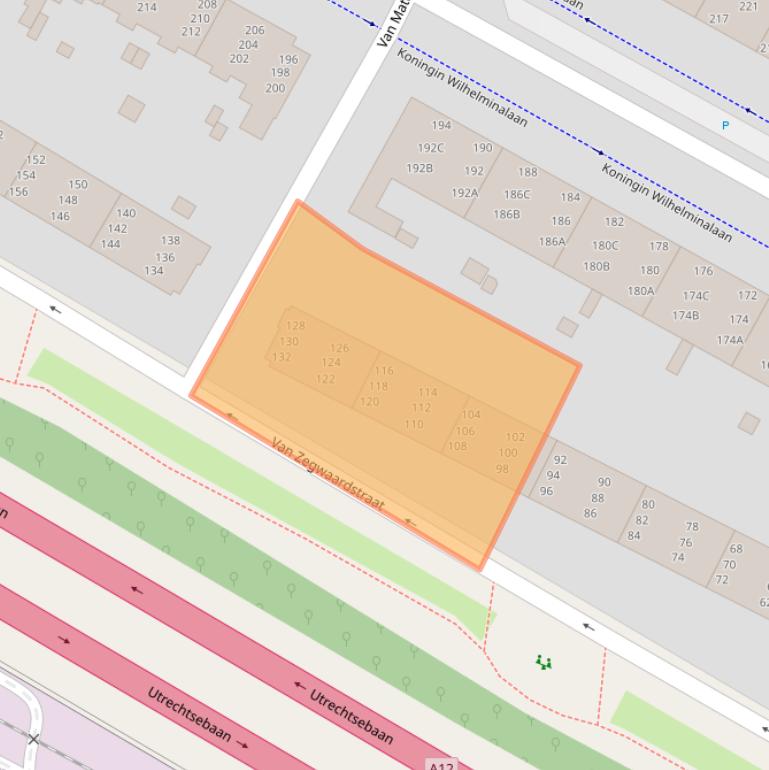 Kaart van postcodegebied 2274VK.