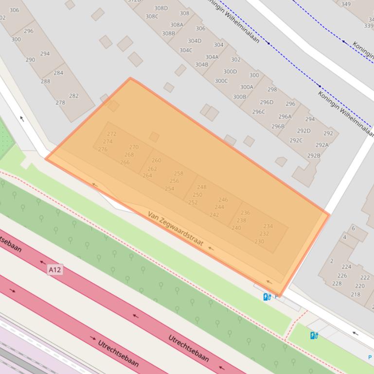 Kaart van postcodegebied 2274VN.