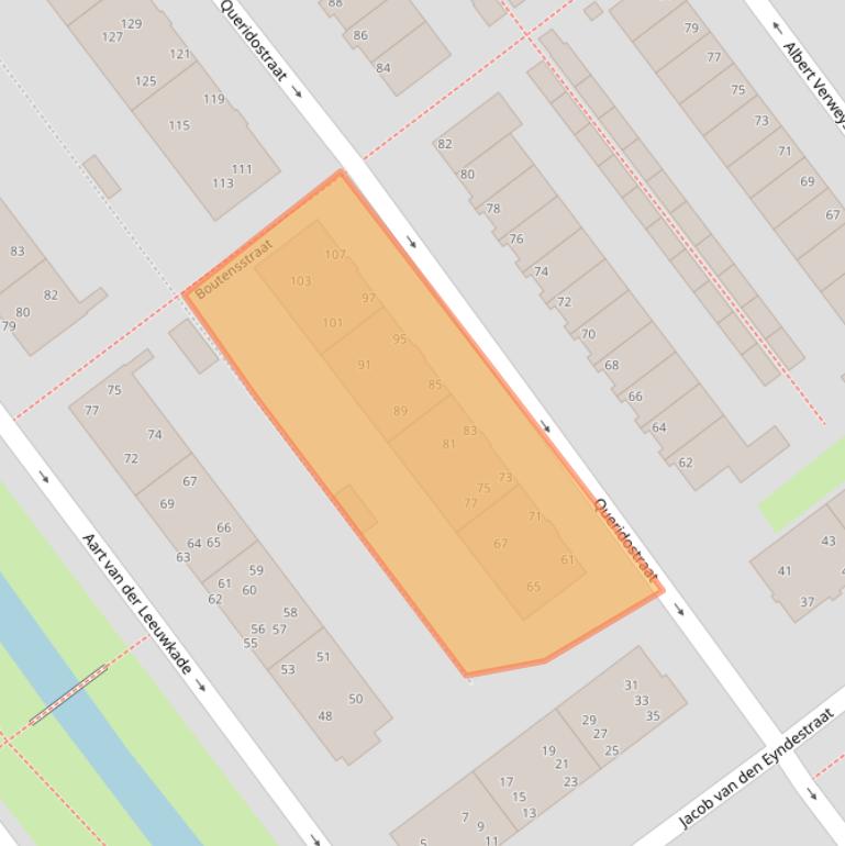 Kaart van postcodegebied 2274XD.