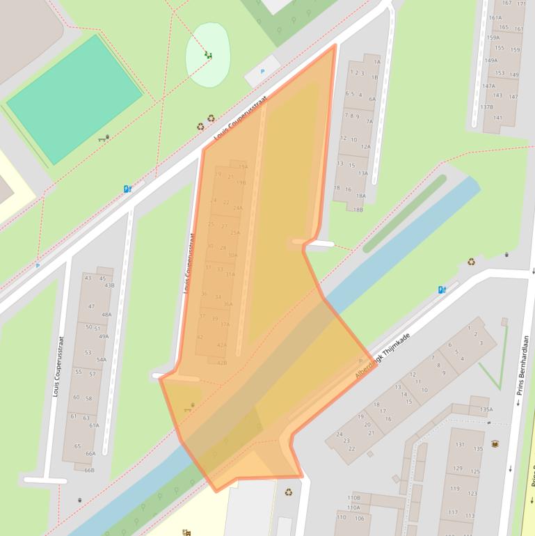 Kaart van postcodegebied 2274XR.