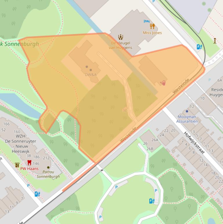 Kaart van postcodegebied 2275AA.