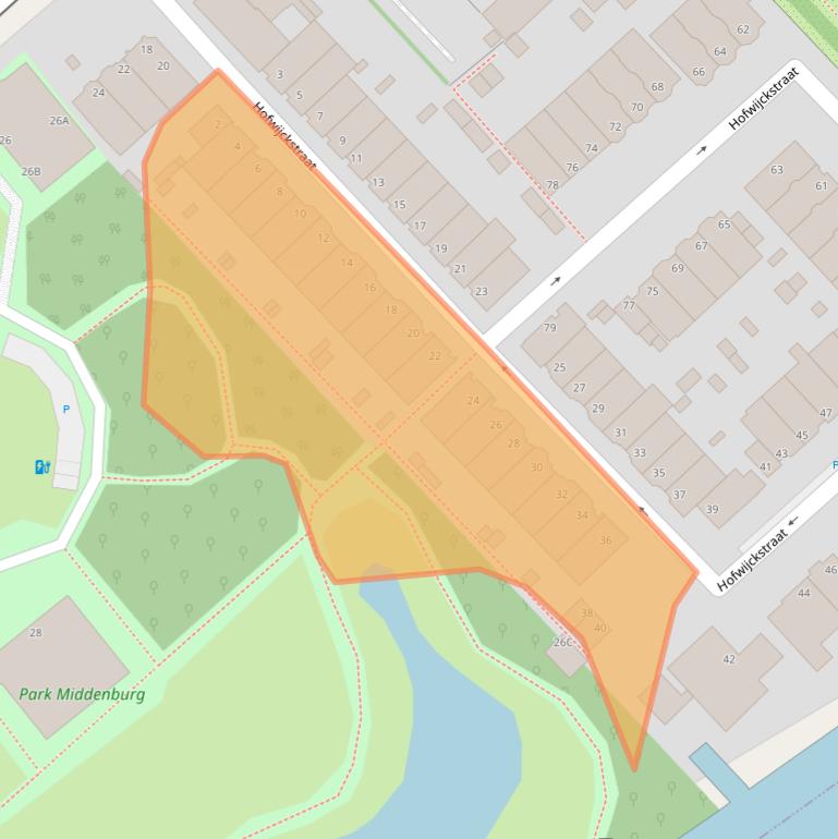 Kaart van postcodegebied 2275AL.