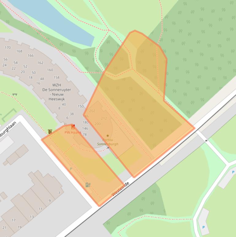 Kaart van postcodegebied 2275AT.