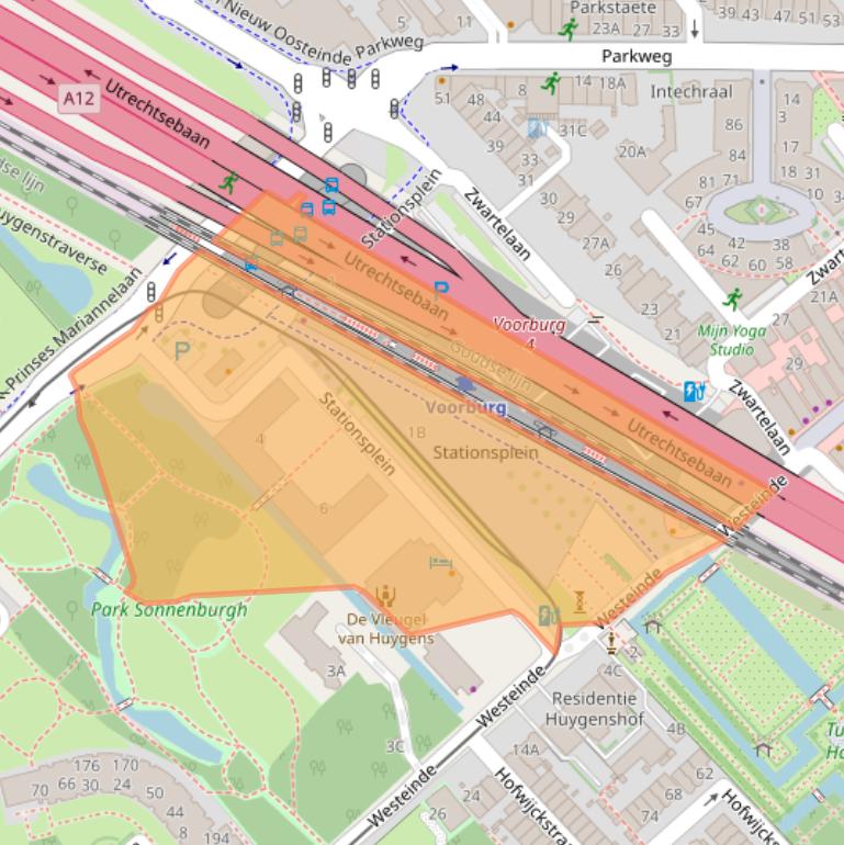 Kaart van postcodegebied 2275AZ.
