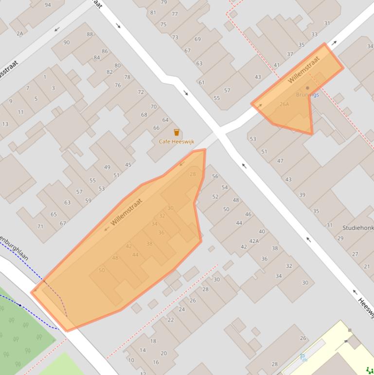 Kaart van postcodegebied 2275CT.