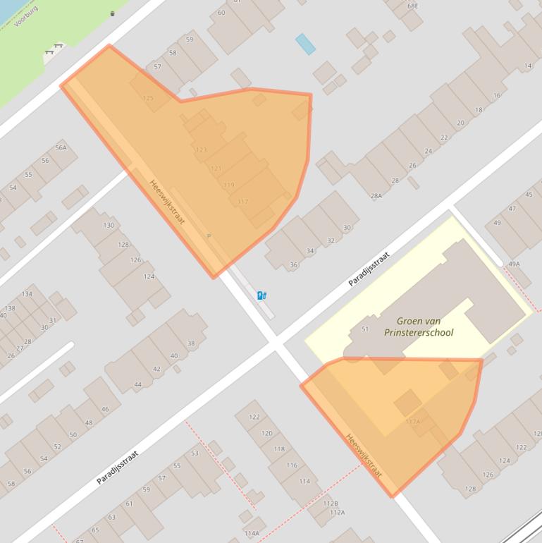 Kaart van postcodegebied 2275ED.