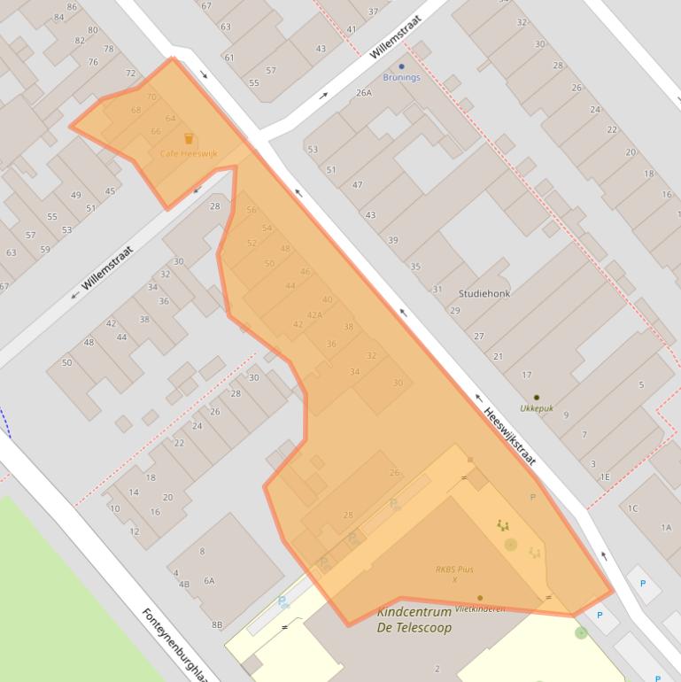 Kaart van postcodegebied 2275EE.