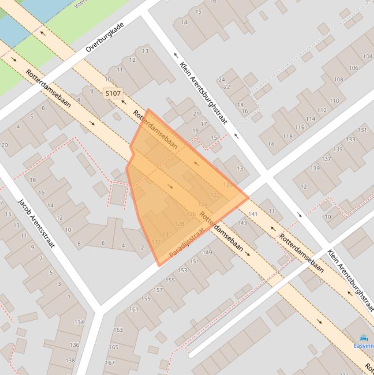 Kaart van postcodegebied 2275ET.