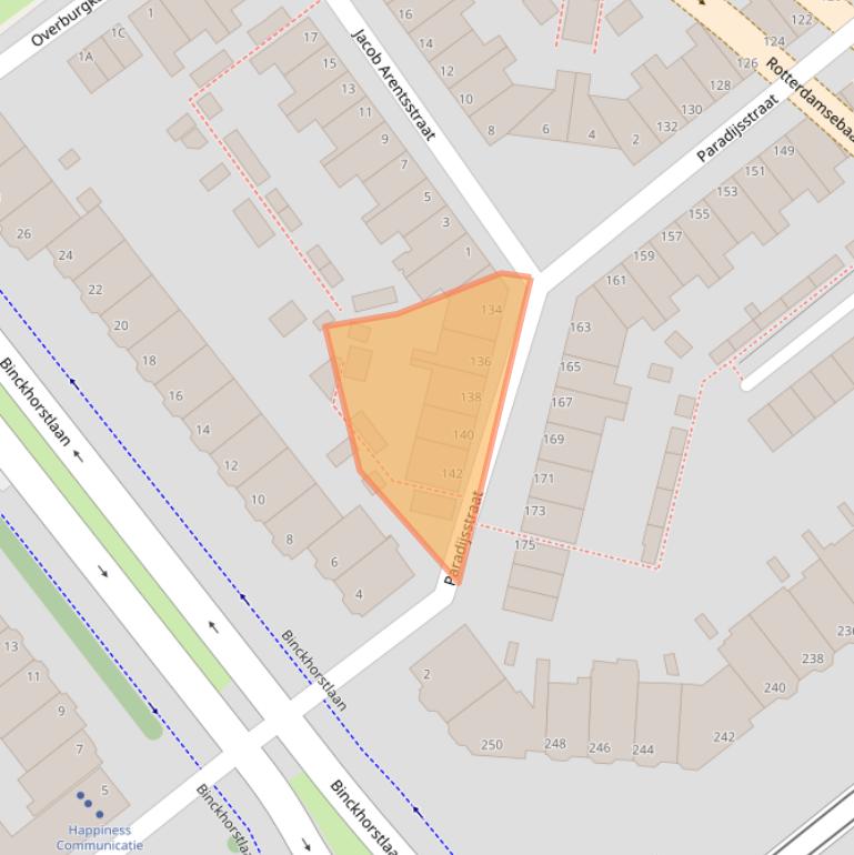 Kaart van postcodegebied 2275EV.