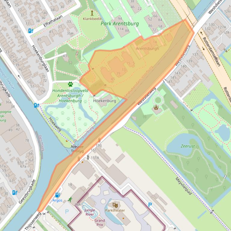 Kaart van postcodegebied 2275TT.