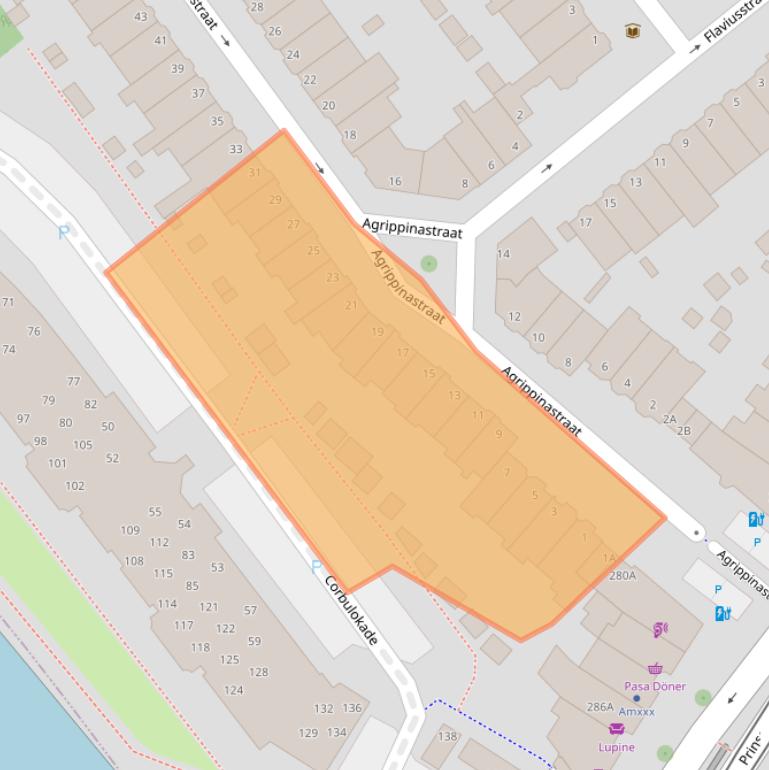 Kaart van postcodegebied 2275VA.