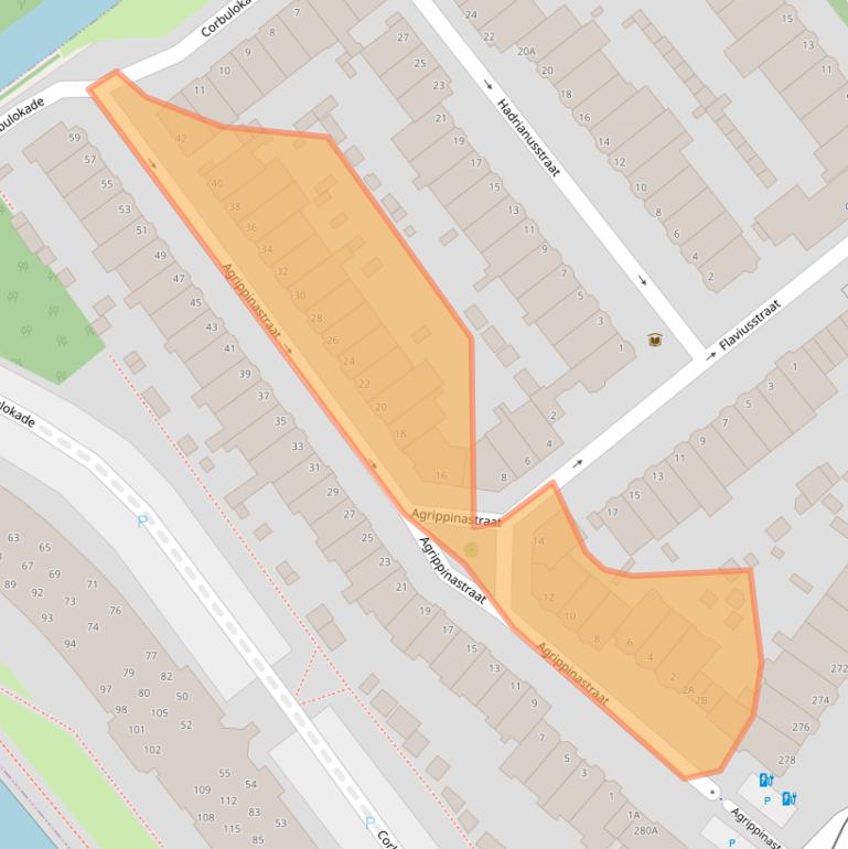 Kaart van postcodegebied 2275VC.