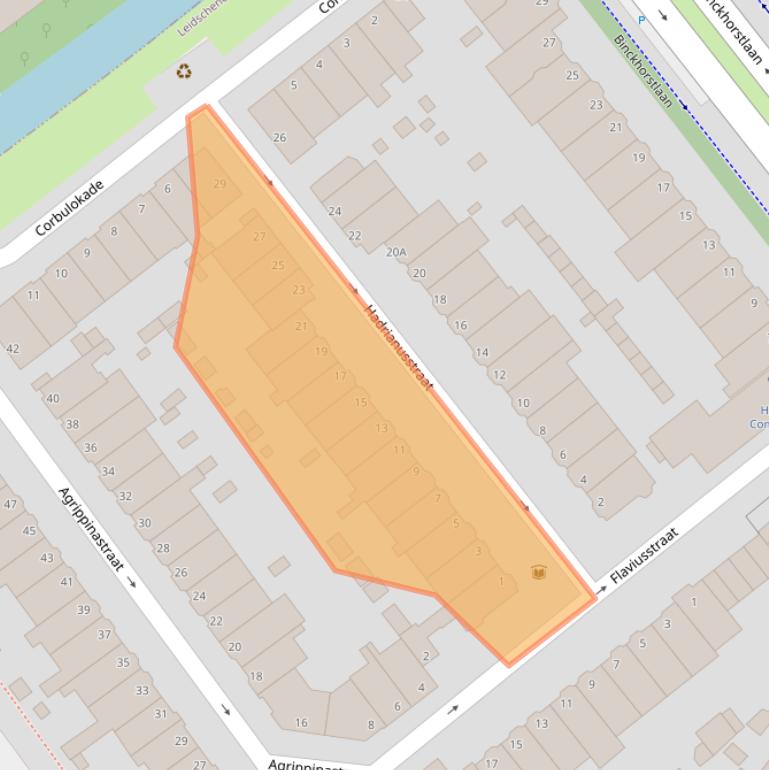 Kaart van postcodegebied 2275VD.