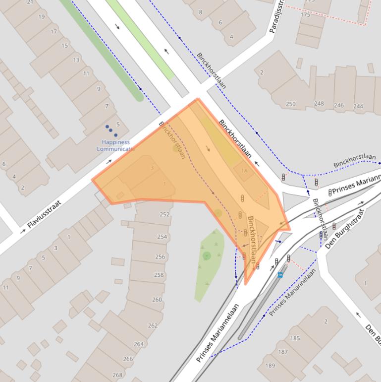 Kaart van postcodegebied 2275VK.