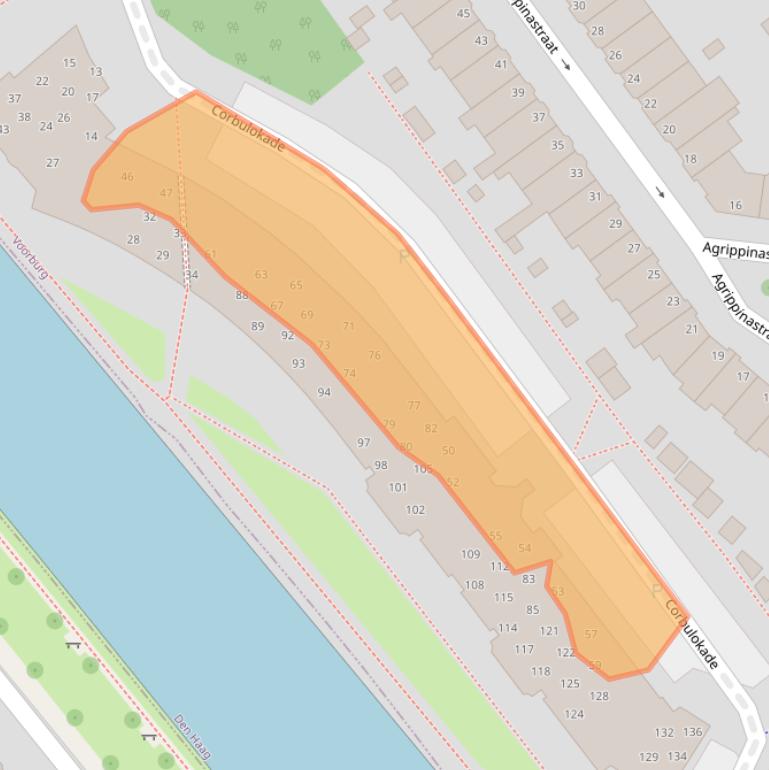 Kaart van postcodegebied 2275VP.