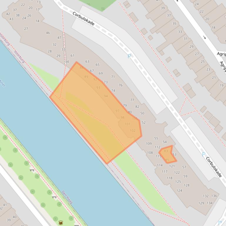 Kaart van postcodegebied 2275VR.