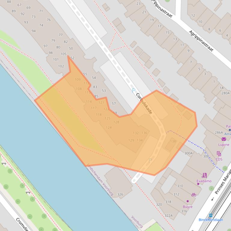 Kaart van postcodegebied 2275VS.