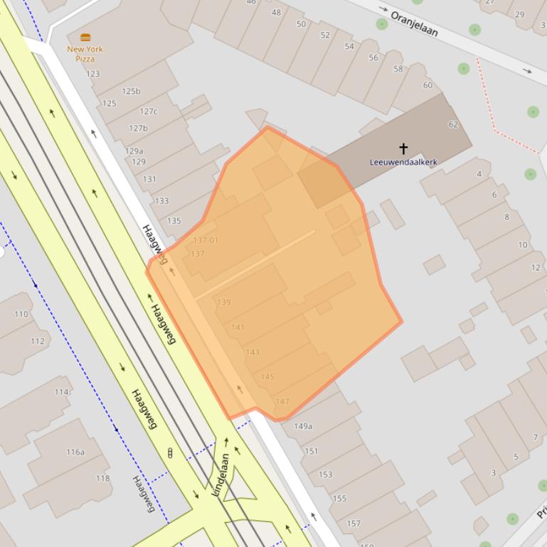 Kaart van postcodegebied 2281AG.