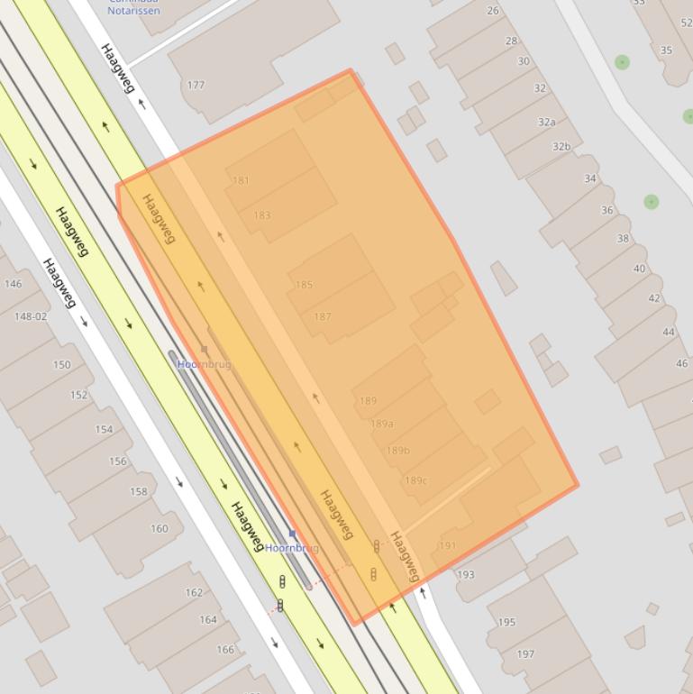 Kaart van postcodegebied 2281AK.