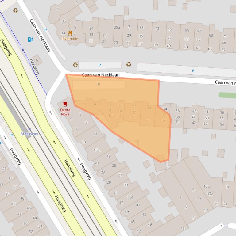 Kaart van postcodegebied 2281BK.