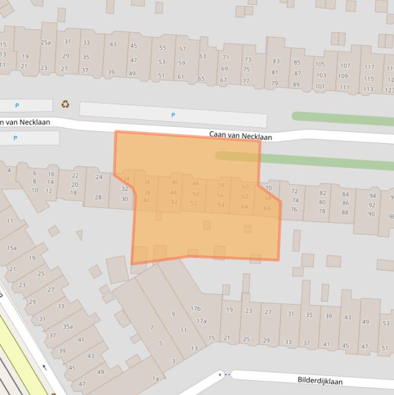 Kaart van postcodegebied 2281BL.