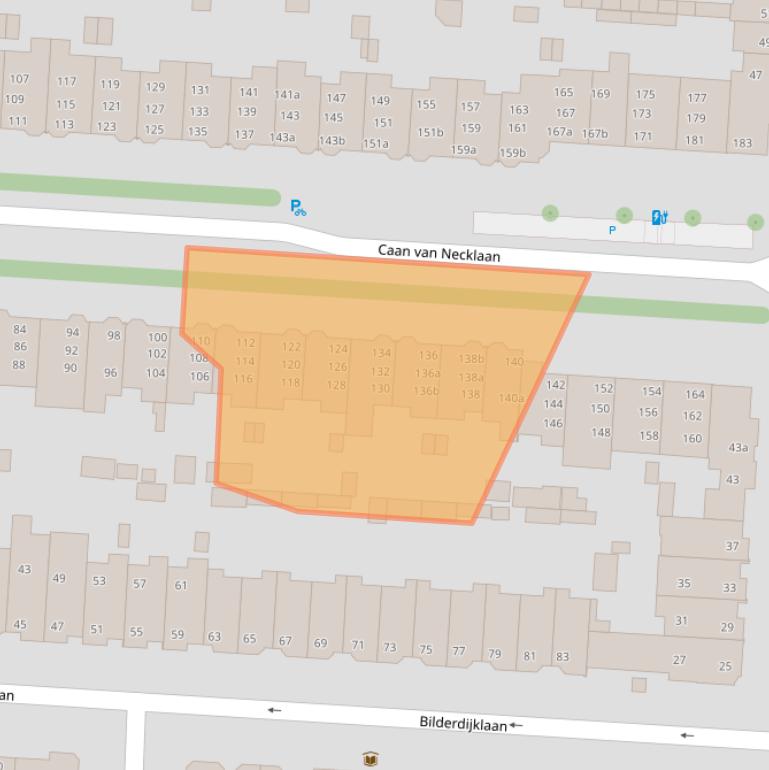 Kaart van postcodegebied 2281BN.