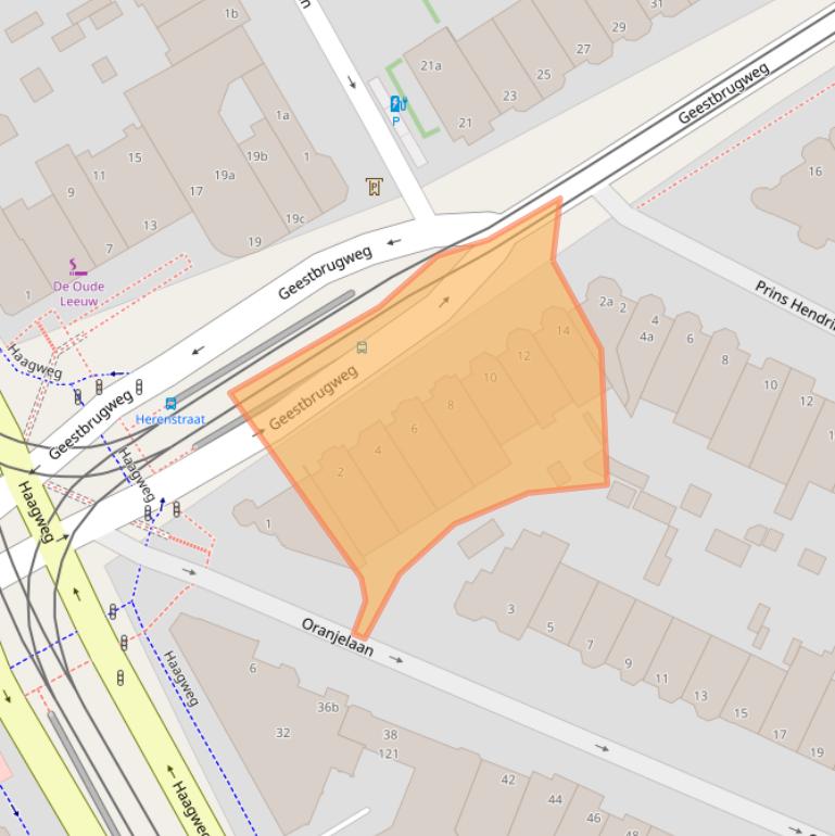 Kaart van postcodegebied 2281CK.