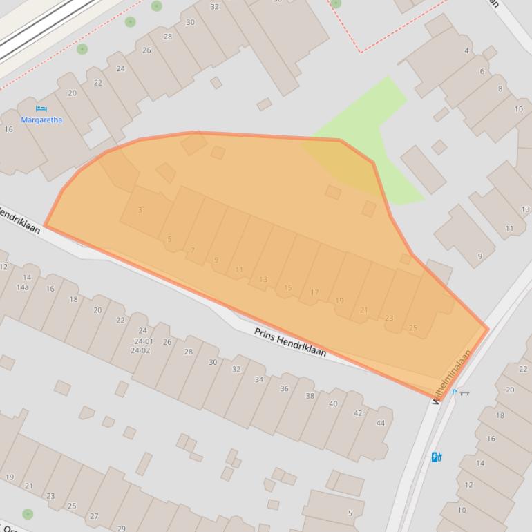 Kaart van postcodegebied 2281EA.