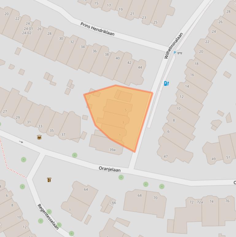 Kaart van postcodegebied 2281ED.