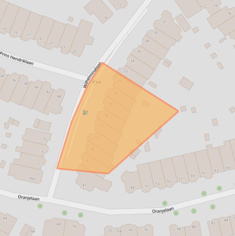 Kaart van postcodegebied 2281EG.