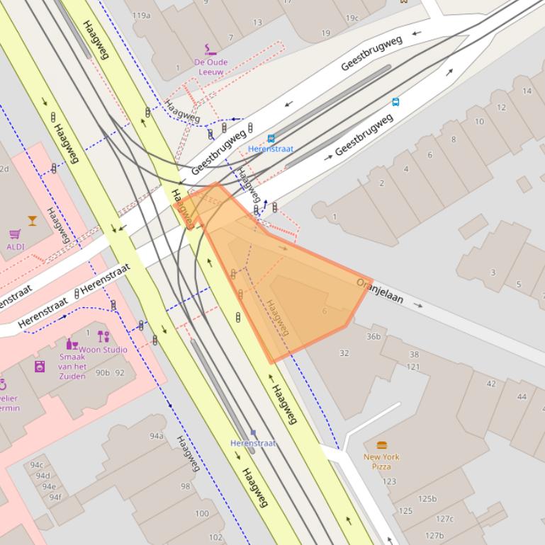 Kaart van postcodegebied 2281GD.