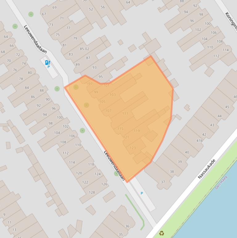 Kaart van postcodegebied 2281GM.