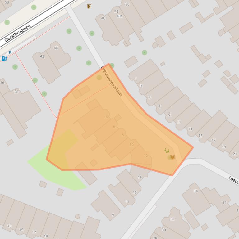 Kaart van postcodegebied 2281GN.