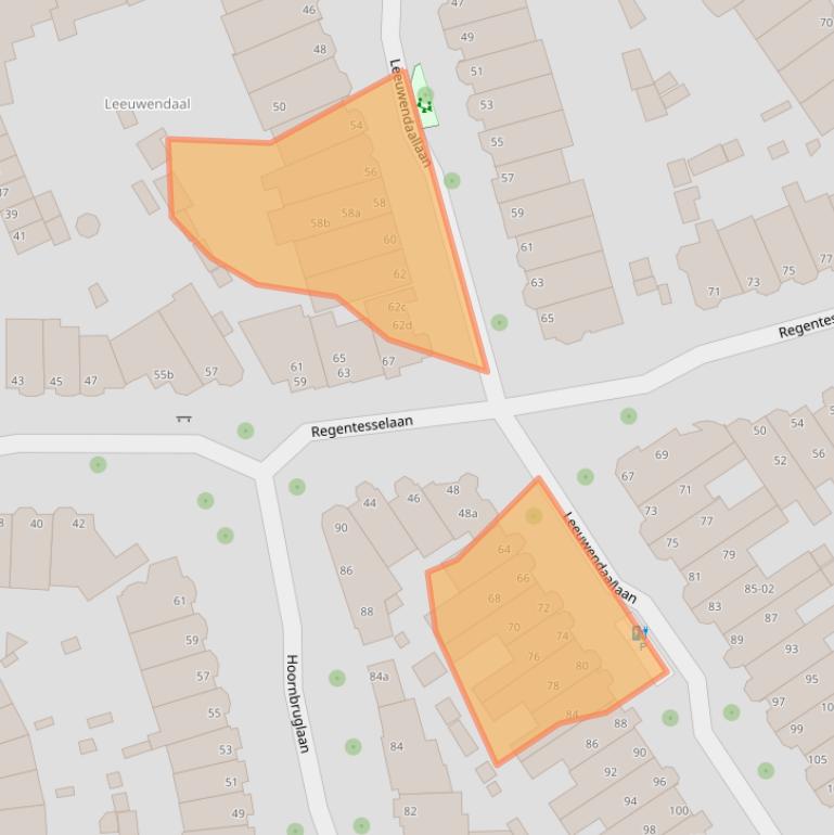 Kaart van postcodegebied 2281GS.