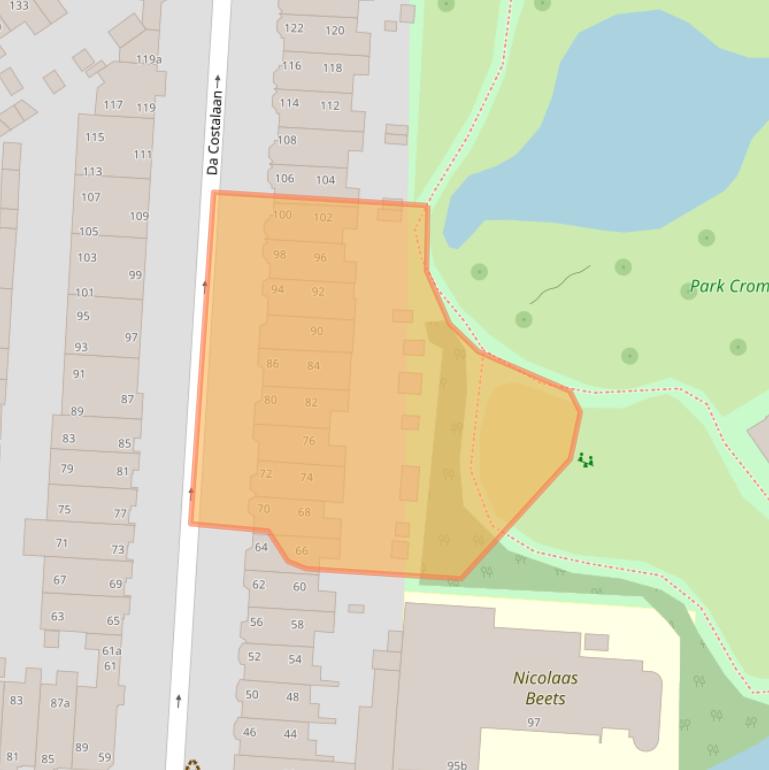 Kaart van postcodegebied 2281SK.