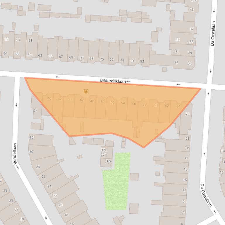 Kaart van postcodegebied 2281SV.