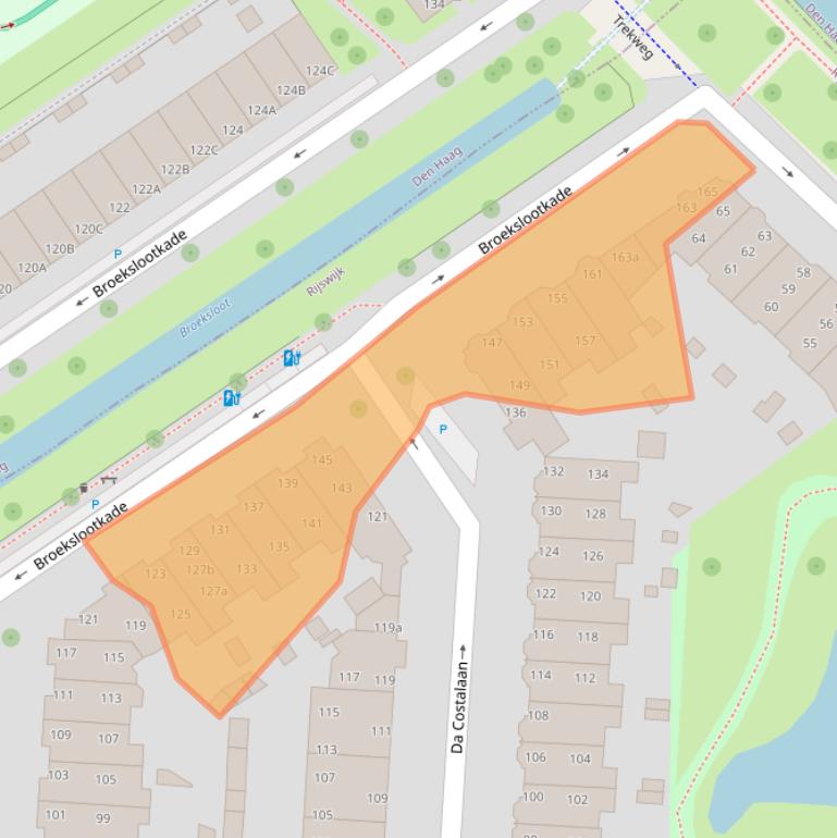 Kaart van postcodegebied 2281TD.