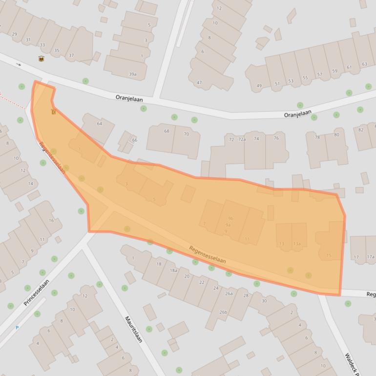 Kaart van postcodegebied 2281VA.