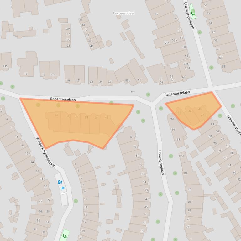 Kaart van postcodegebied 2281VG.