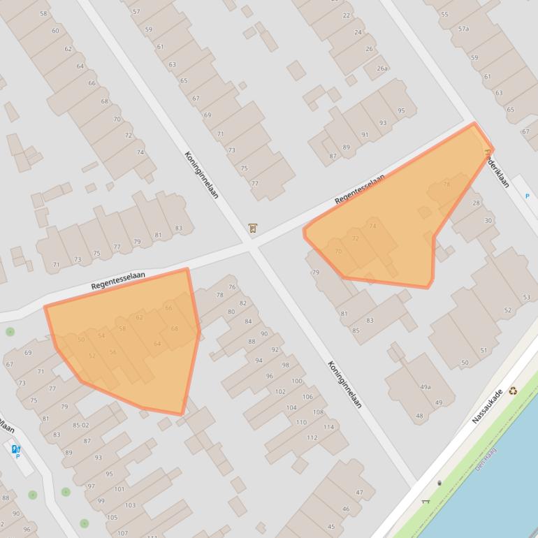 Kaart van postcodegebied 2281VH.