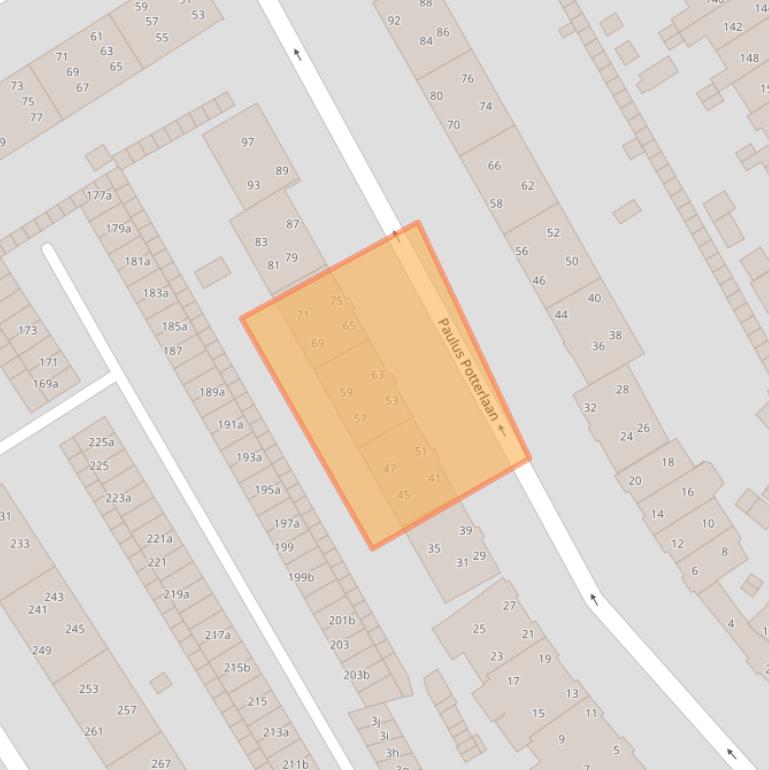 Kaart van postcodegebied 2282GE.