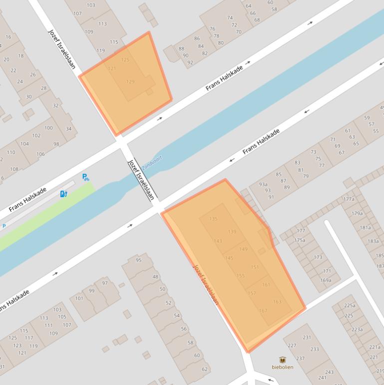 Kaart van postcodegebied 2282TD.