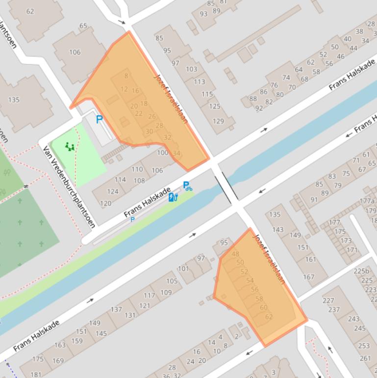 Kaart van postcodegebied 2282TL.