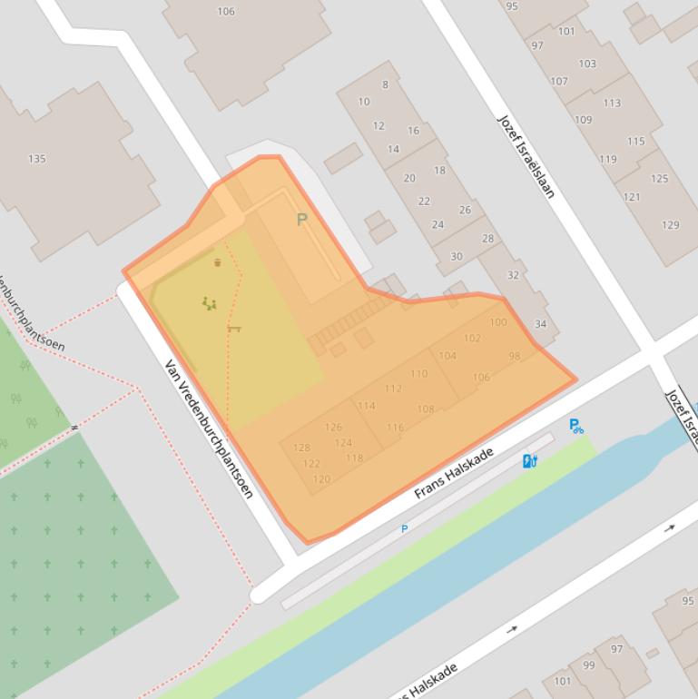 Kaart van postcodegebied 2282VC.