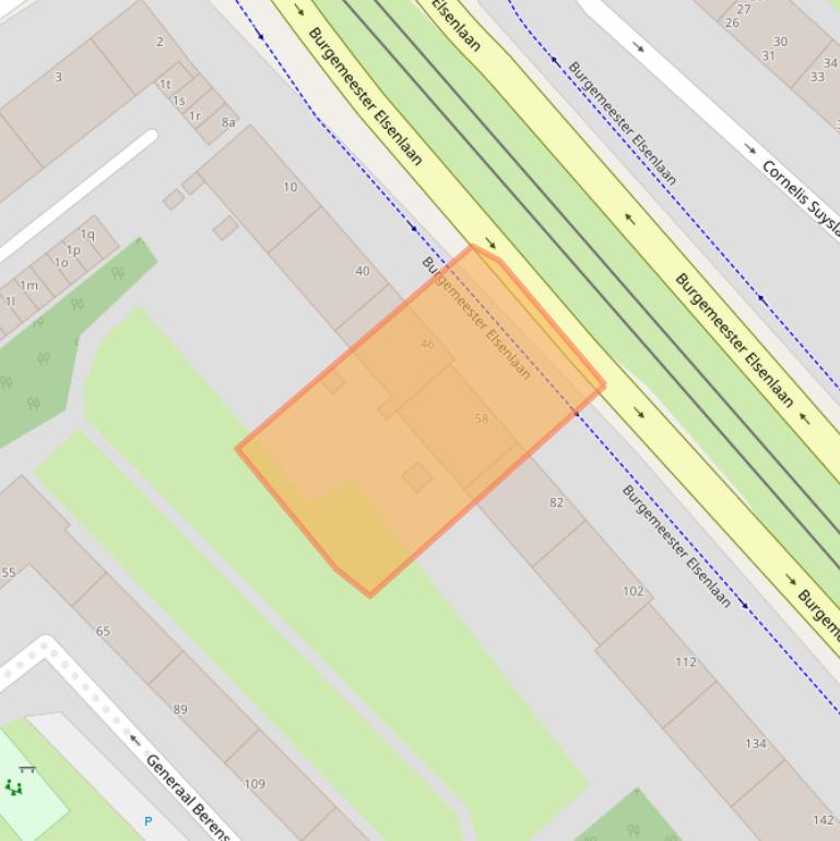 Kaart van postcodegebied 2283AB.