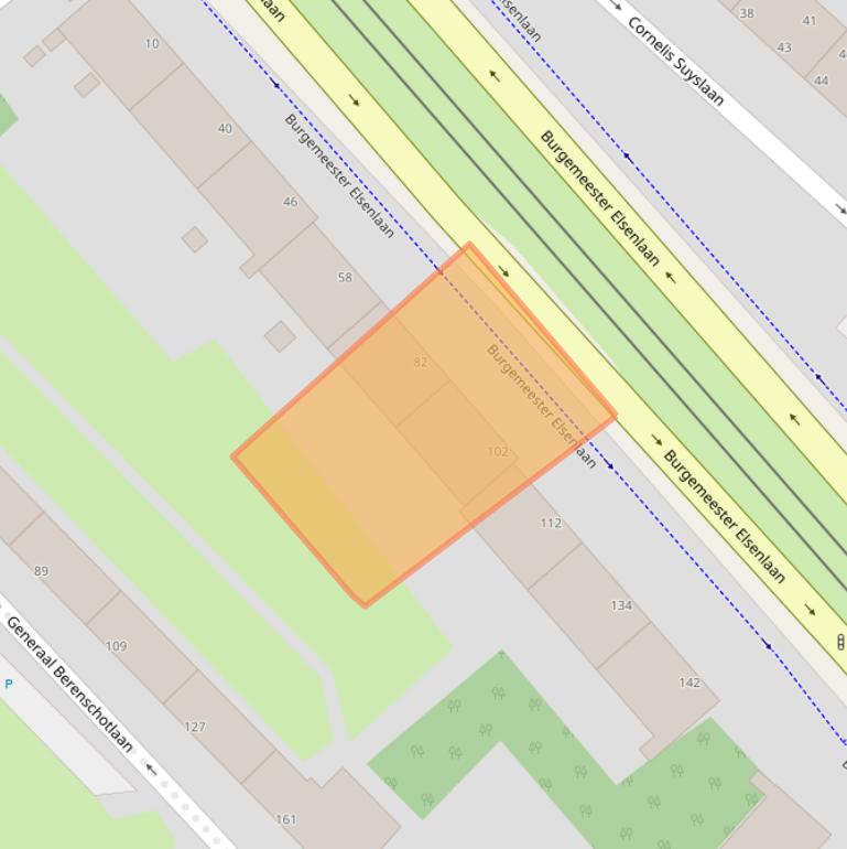 Kaart van postcodegebied 2283AC.