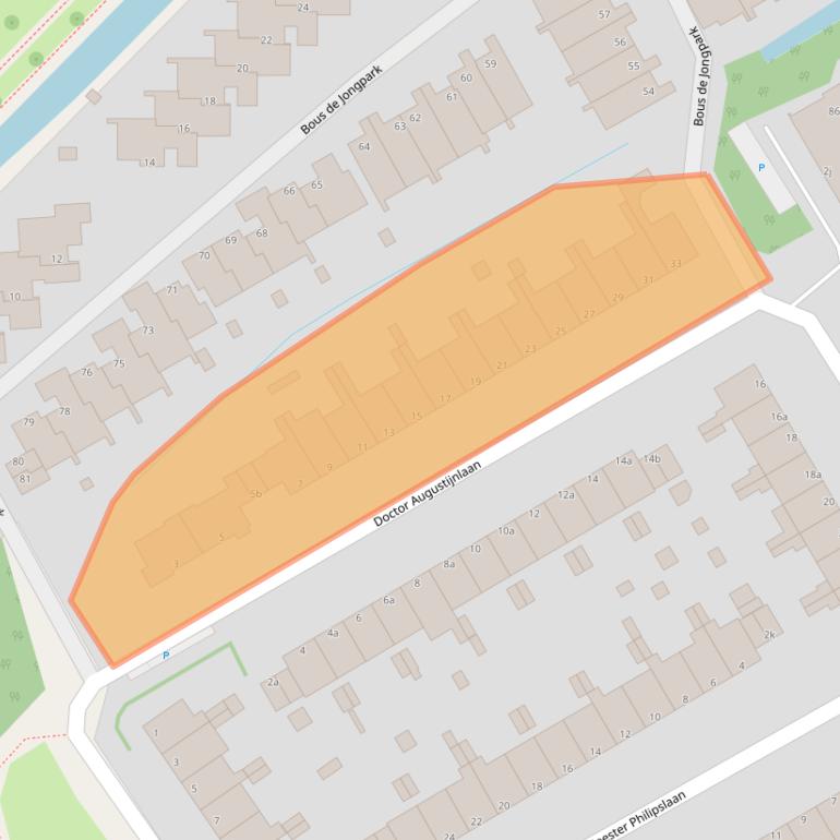 Kaart van postcodegebied 2283CA.