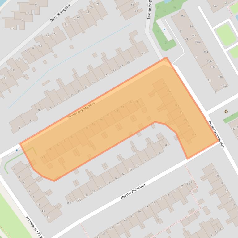 Kaart van postcodegebied 2283CE.