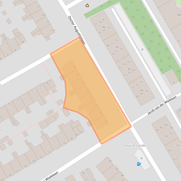 Kaart van postcodegebied 2283CG.